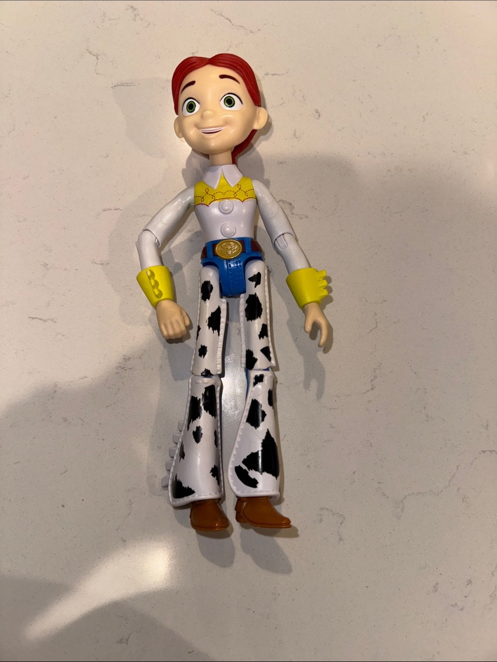 Jessie Cowgirl Action Figure - White, Yellow, Red toy story